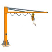 Кран консольный поворотный ручной TOR PSJ45025 250 кг, высота 4 м, стрела 5 м