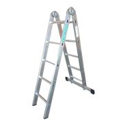 Лестница 2-х секционная алюминиевая шарнирная 2*5