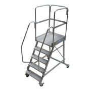 Лестница передвижная Krause Corda 5 ступеней с площадкой