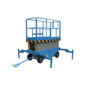 Подъемник ножничный передвижной 500 кг 9 м TOR SJY-0,5-9AC с выдвижной платформой (от сети) (Y)